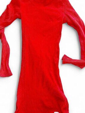 alexander wang womens red dress